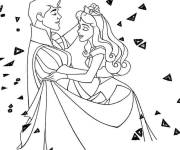 Coloriage Aurore et Philipe Disney