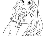 Coloriage Aurore la princesse