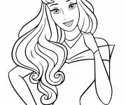 Coloriage La Belle au Bois Dormant en ligne