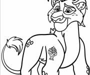 Coloriage Baliyo de la garde du roi lion