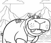 Coloriage Basi de la garde du roi lion