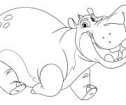 Coloriage Beshti se sent joyeux
