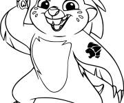 Coloriage et dessins gratuit Bunga se sent bien à imprimer