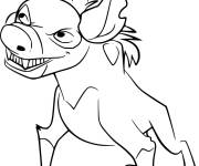 Coloriage et dessins gratuit Cheezi Hy&egrave;ne de la garde du roi lion à imprimer