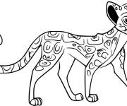 Coloriage et dessins gratuit Gu&eacute;pard Fuli à imprimer
