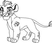 Coloriage et dessins gratuit Kion debout à imprimer