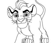Coloriage Kion petit lionceau