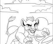 Coloriage Le courage du lionceau Kion