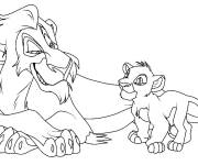 Coloriage Le fils a&icirc;n&eacute; de Zira