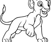 Coloriage Le lion Rani