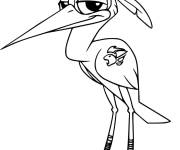Coloriage Ono egret &agrave; colorier