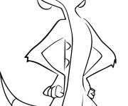 Coloriage Personnage Timon de la garde du roi lion