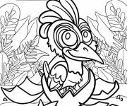 Coloriage Petit Ono de la garde du roi lion de Disney