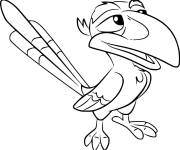 Coloriage Zazu de la garde du roi lion