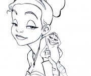 Coloriage La princesse et la grenouille 33