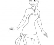 Coloriage La princesse et la grenouille 34