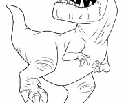 Coloriage Butch dans le bon dinosaure