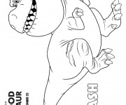 Coloriage et dessins gratuit Le bon dinosaure Nash à imprimer