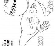 Coloriage Le bon dinosaure Nash