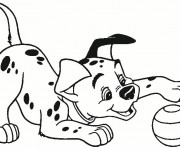 Coloriage Patch: Les 101 dalmatiens