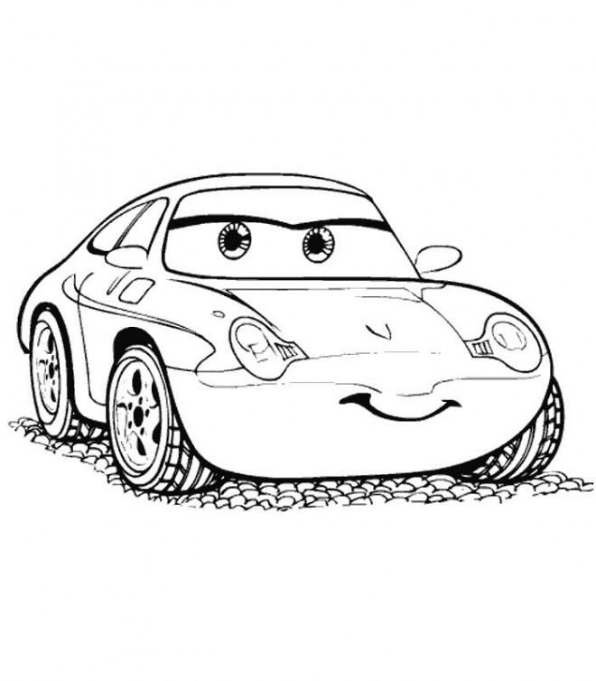 Coloriage et dessins gratuits Cars Sally Carrera à imprimer