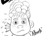 Coloriage Alberto dr&ocirc;le de Luca Disney