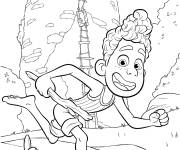 Coloriage Alberto en courant de Disney Pixar