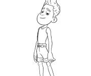 Coloriage Alberto Scorfano corps entier