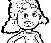 Coloriage et dessins gratuit Giula Marcovaldo dessin&eacute; en crayon de bande anim&eacute;e à imprimer