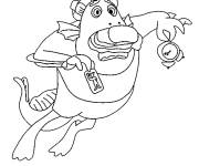 Coloriage et dessins gratuit Laurent Paguro de dessin anim&eacute; à imprimer