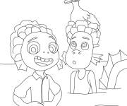 Coloriage Luca de Disney facile