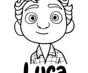 Coloriage Luca de Disney maternelle