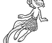 Coloriage Luca Disney Pixar kawaii