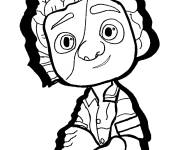 Coloriage Luca Disney Pixar vectoriel