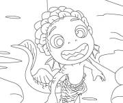 Coloriage Luca Monstre Marin &agrave; colorier