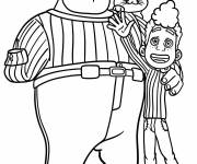 Coloriage Massimo, Machiavel et Alberto de Luca Disney