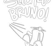 Coloriage Silenzio Bruno! Disney Luca
