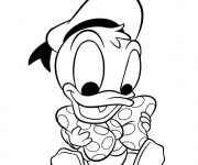 Coloriage Bébé Donald