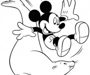 Coloriage Mickey