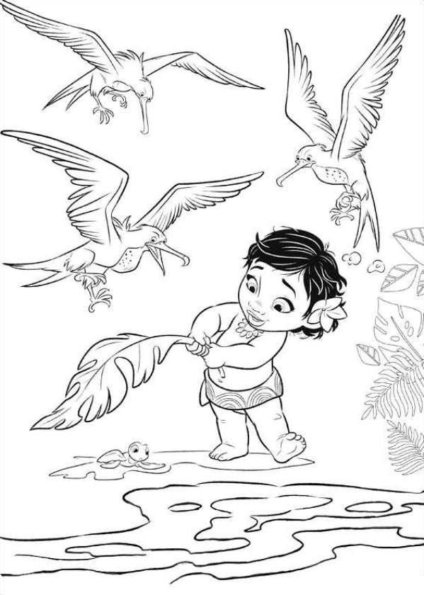 Coloriage Moana Viana Gratuit A Imprimer