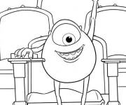 Coloriage Bob Razowski te salue