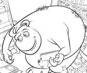 Coloriage Boo &agrave; sa chambre
