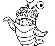 Coloriage et dessins gratuit Bouh de Monstres Academy à imprimer