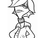 Coloriage Claire Wheeler de Monstres Academy