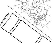 Coloriage Classe de Monstres Academy