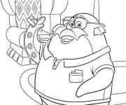 Coloriage Don Carlton de Monstres Academy