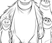 Coloriage Famille de Sullivan