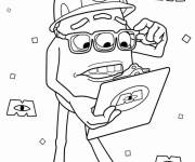 Coloriage Fungus de Monstres Academy