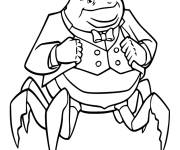 Coloriage Henri Waternoose de Monstres Academy