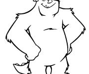 Coloriage James Sullivan facile